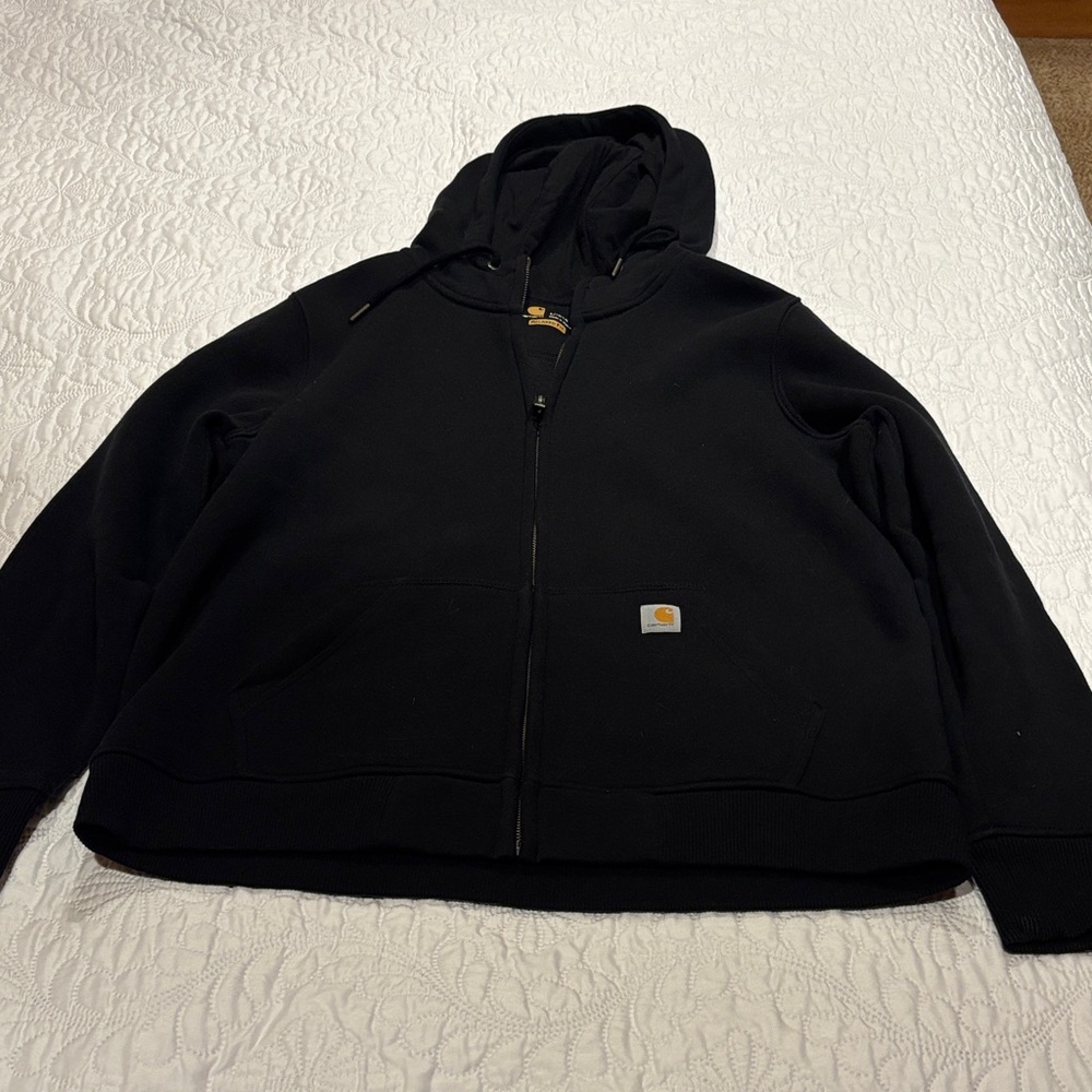 Carhartt Black Zip-Up Hoodie